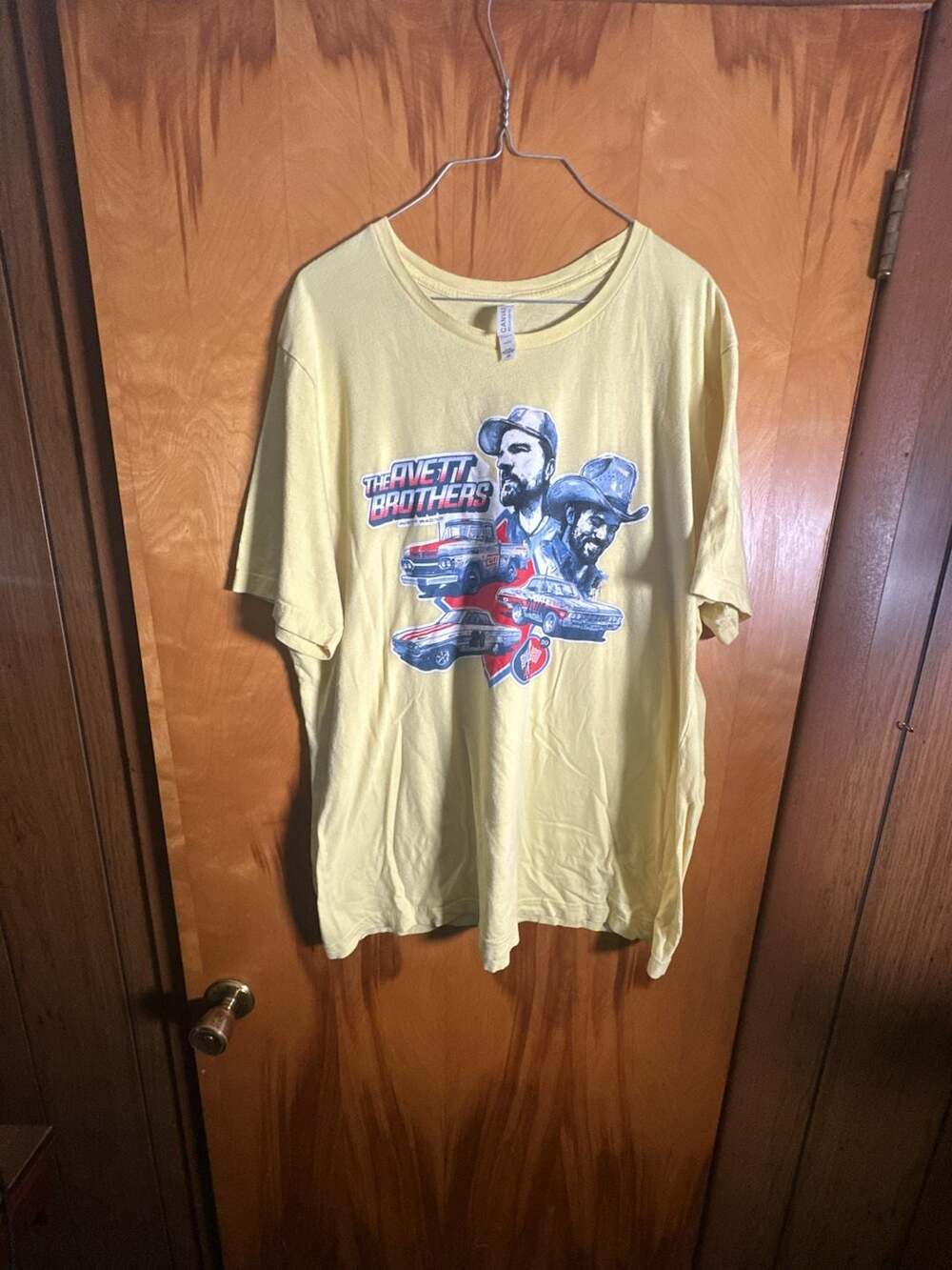 The Avett Brothers Avett Racing Yellow Graphic T-Shirt 2XL